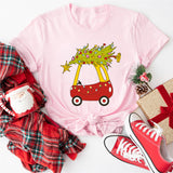 Christmas Truck Shirt, Santa Claus Christmas Shirt