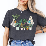 Ghost Garden Flowers Halloween Shirt, Trick or Treat Shirt