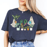 Ghost Garden Flowers Halloween Shirt, Trick or Treat Shirt