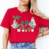 Ghost Garden Flowers Halloween Shirt, Trick or Treat Shirt