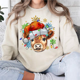 Cow Christmas Sweatshirt, Christmas Heifers Shirt