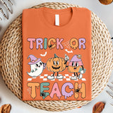 Trick Or Teach Shirt, Halloween Teacher Shirt