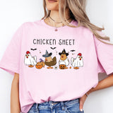 Chicken Sheet Sweatshirt, Halloween Chickens Shirt
