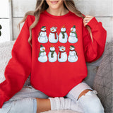Snowman Sweatshirt, Christmas Sweatshirt, Snowman Tee