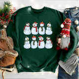 Snowman Sweatshirt, Christmas Sweatshirt, Snowman Tee