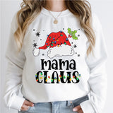 Mama Claus Sweatshirt, Christmas Sweatshirt