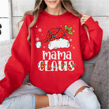 Mama Claus Sweatshirt, Christmas Sweatshirt
