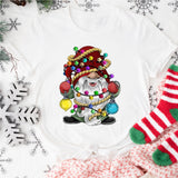 Xmas Gnome with Lights Shirt, Xmas Lights Shirts