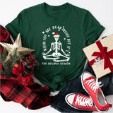 Dead Inside But It's Christmas Shirt, Skeleton Christmas Sweatshirt