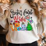 Santas Favorite Vet Crew Shirt, Vet Tech Gift, Vet Tech Sweatshirt