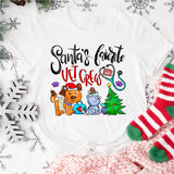 Santas Favorite Vet Crew Shirt, Vet Tech Gift, Vet Tech Sweatshirt