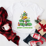 Christmas Truck Tree Shirt, Santa Claus Christmas Shirt