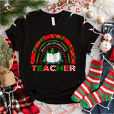 Peace Love Joy Christmas Teacher Shirt, Xmas School Tee