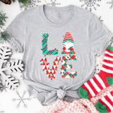 Christmas Love Gnome Shirt, Santa Gnome Shirt