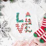 Christmas Love Gnome Shirt, Santa Gnome Shirt