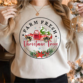 Farm Fresh Christmas Tree Shirt, Xmas Farmer Tee