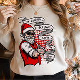 Be Naughty and Save Santa The Trip Shirt, Funny Santa Shirt