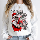 Be Naughty and Save Santa The Trip Shirt, Funny Santa Shirt