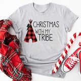 Christmas With My Tribe Shirt, Christmas Shirt