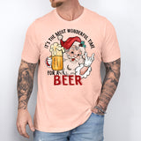 It Is The Most Wonderful Time To For a Beer Shirt, Christmas Drinking Shirt
