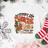 Cowgirl Christmas Shirt, Western Christmas Sweatshirt, Country Christmas Horse Tees,