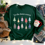 Tis The Season Sweatshirt, Christmas Theme T-Shirt
