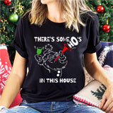 There's Some Ho's In This House Shirt, Christmas Santa Clause Shirt