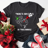 There's Some Ho's In This House Shirt, Christmas Santa Clause Shirt