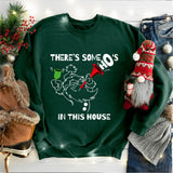 There's Some Ho's In This House Shirt, Christmas Santa Clause Shirt