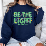 Be The Light Christmas Shirt, Christian Christmas Tee