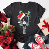 Pickleball Christmas Shirt, Deer Xmas Sweatshirt