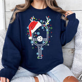 Pickleball Christmas Shirt, Deer Xmas Sweatshirt