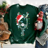 Pickleball Christmas Shirt, Deer Xmas Sweatshirt