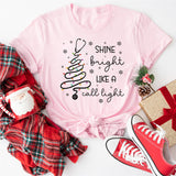 Shine Bright Like A Call Light Christmas Shirt, RN Christmas Sweatshirt
