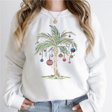 Christmas Palm Tree Shirt, Tropical Aloha Christmas Tee