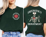 Emergency Department Shirt, Christmas ER Crew Sweatshirt