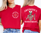 Emergency Department Shirt, Christmas ER Crew Sweatshirt