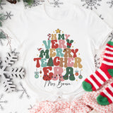 Custom Teacher Christmas Shirt, In My Merry Teacher Era Sweatshirt