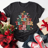 Custom Teacher Christmas Shirt, In My Merry Teacher Era Sweatshirt
