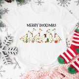 Ducks Christmas Shirt, Merry Duckmas Christmas Sweatshirt