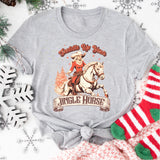 Western Christmas Shirt, Saddle Up Your Jingle Horse T-Shirt
