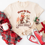 Western Christmas Shirt, Saddle Up Your Jingle Horse T-Shirt