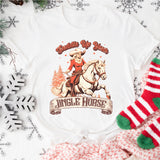 Western Christmas Shirt, Saddle Up Your Jingle Horse T-Shirt