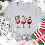 Christmas Wine And Snowmen Shirt, Christmas Spirits Sweatshirt