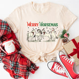 Horse Christmas Sweatshirt, Merry Horsemas Shirt, Christmas Shirt