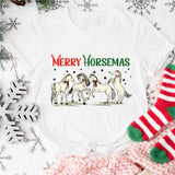 Horse Christmas Sweatshirt, Merry Horsemas Shirt, Christmas Shirt