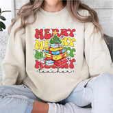 Merry Teacher Shirt, X-mas Teacher T-Shirt, Very Merry Teacher Shirt