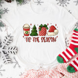 Tis The Season Shirt, Santa shirt, Christmas Vibes Shirt, Cute Christmas shirt