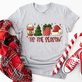 Tis The Season Shirt, Santa shirt, Christmas Vibes Shirt, Cute Christmas shirt