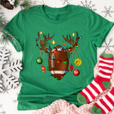 Christmas Football Shirt, Xmas Football Team T-shirt, Football Sport Shirt